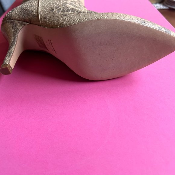 Paris Texas Leather Midi Calf Boot Faded Python Size 38.5 (7.5) US MSRP $775 - Picture 7 of 10